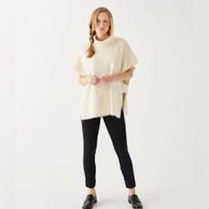 Mersea Relaxed Cream  Sweater Vest for Women Coastal Grandma